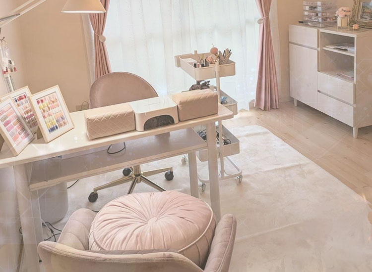 【高松市 (プライベート)ネイルサロン】la naturaのサロン内